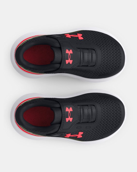 Boys' Infant UA Surge 3 Printed Running Shoes, Black, pdpMainDesktop image number 2